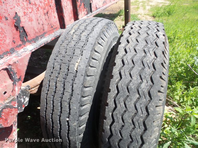 image for item DA6265 1999 shop built barrel bed trailer