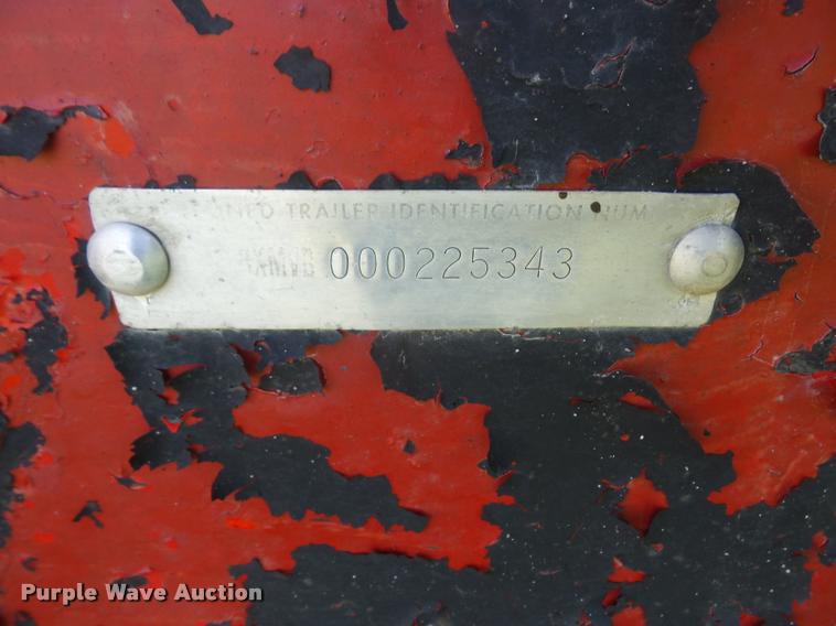 image for item DA6265 1999 shop built barrel bed trailer