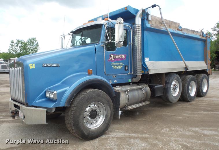 image for item DA6374 2008 Kenworth T800 dump truck