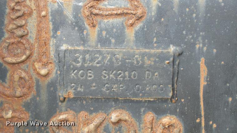image for item DA7848 Lag excavator bucket