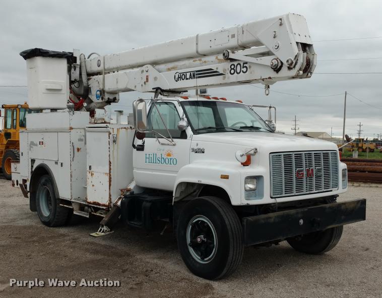 image for item DB0962 1991 GMC TopKick bucket truck