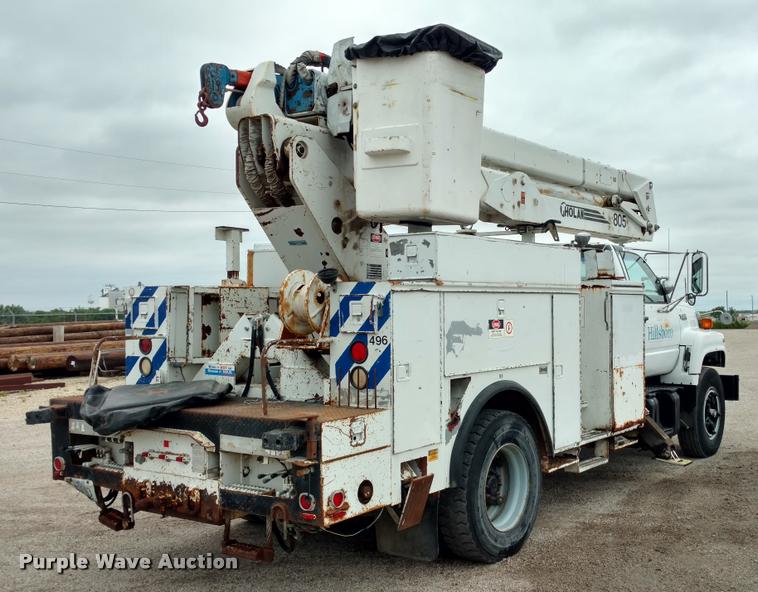 image for item DB0962 1991 GMC TopKick bucket truck