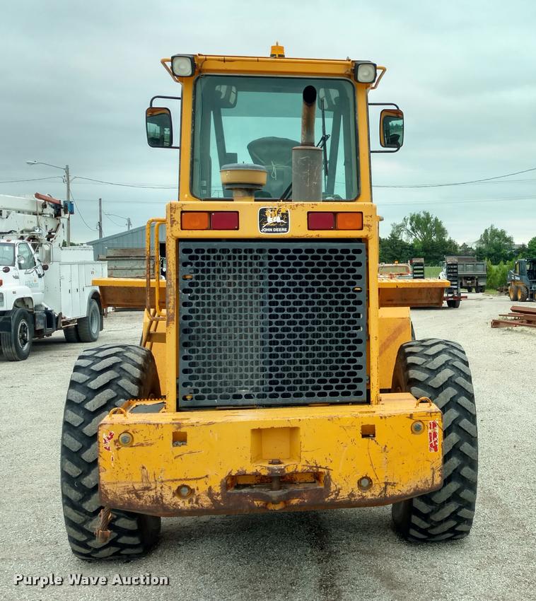 image for item DB0963 1989 John Deere 544E wheel loader