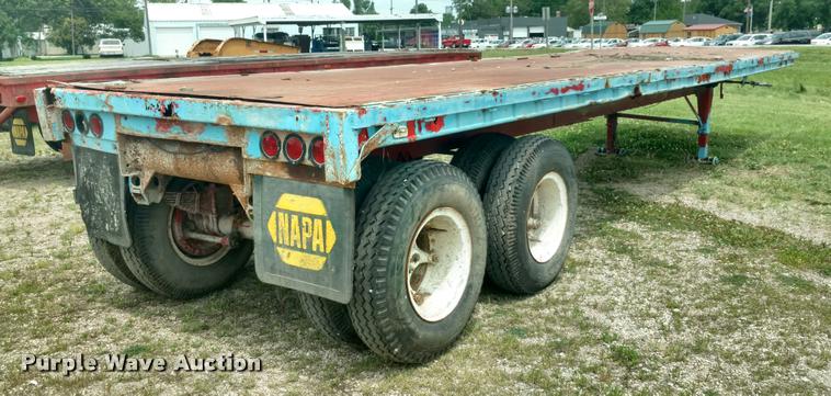 image for item DB0978 1956 Dorsey DGT-18 float deck trailer