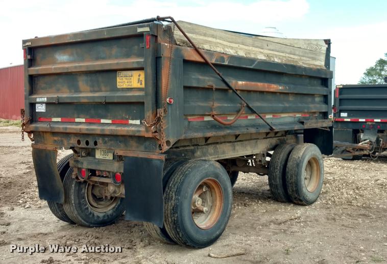 image for item DB0989 1998 Clement ZASTT1S end dump trailer