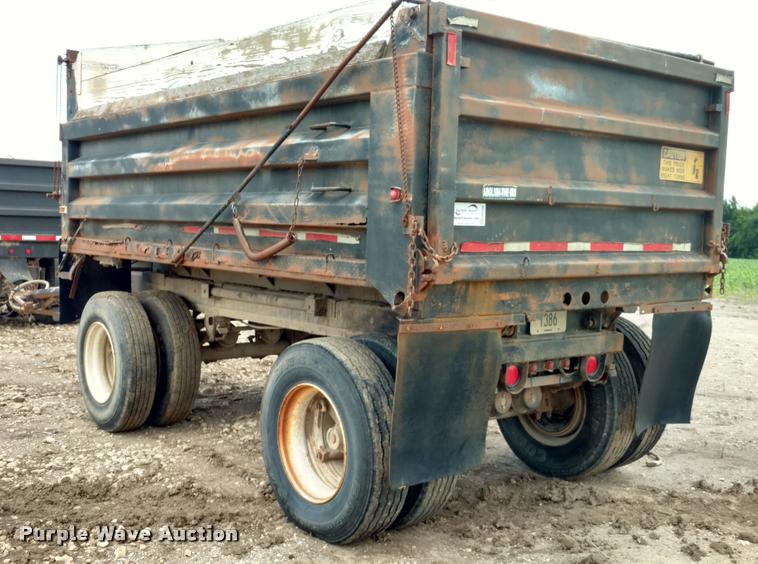 image for item DB0989 1998 Clement ZASTT1S end dump trailer