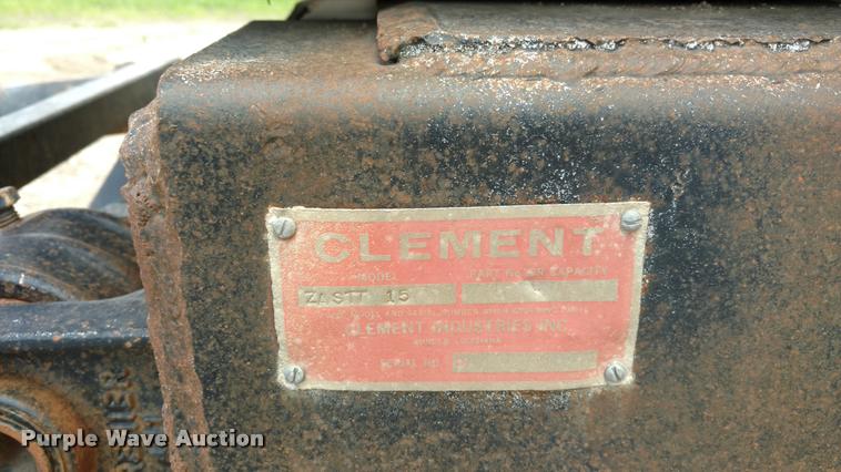image for item DB0989 1998 Clement ZASTT1S end dump trailer