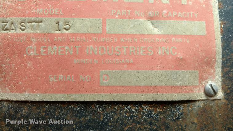 image for item DB0989 1998 Clement ZASTT1S end dump trailer