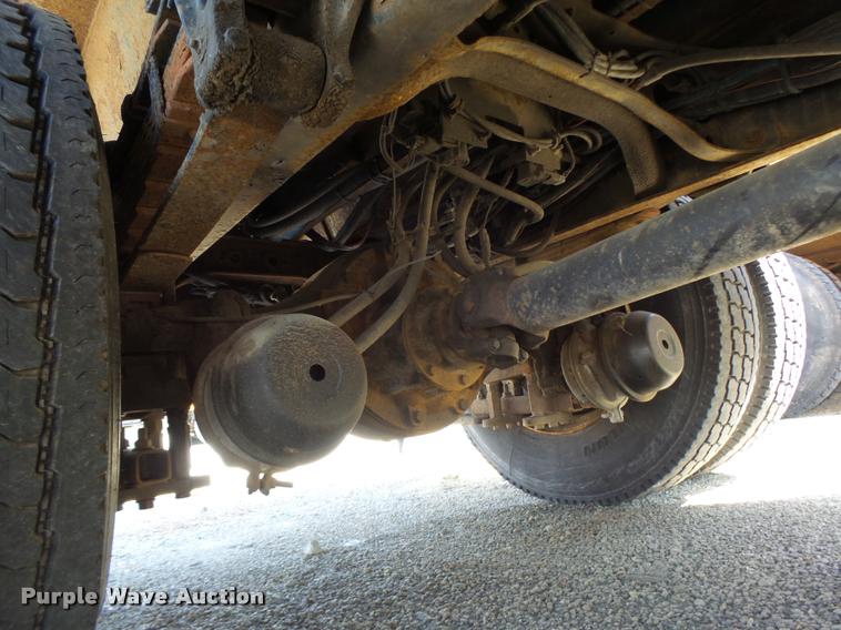 image for item DB1325 2002 International 4900 Crew Cab dump truck