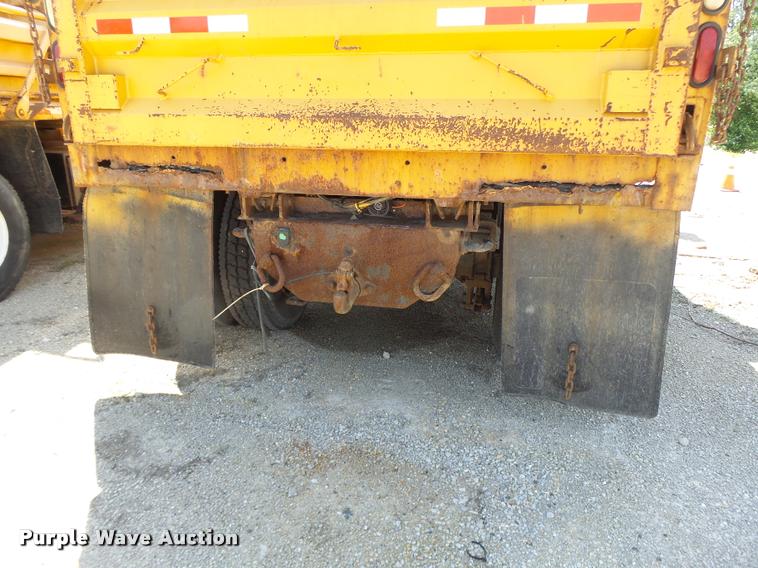 image for item DB1325 2002 International 4900 Crew Cab dump truck