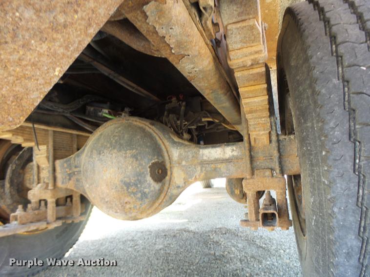 image for item DB1325 2002 International 4900 Crew Cab dump truck