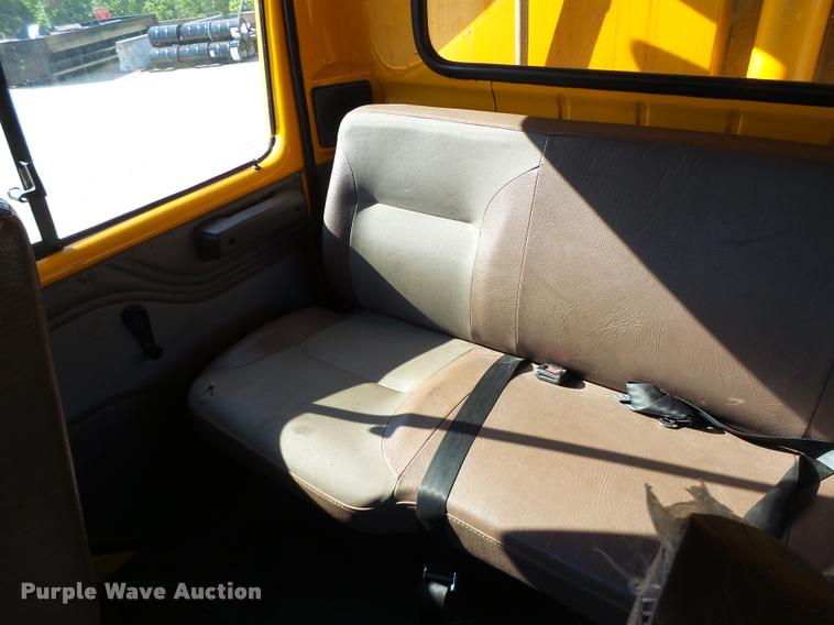 image for item DB1329 2002 International 4900 Crew Cab dump truck