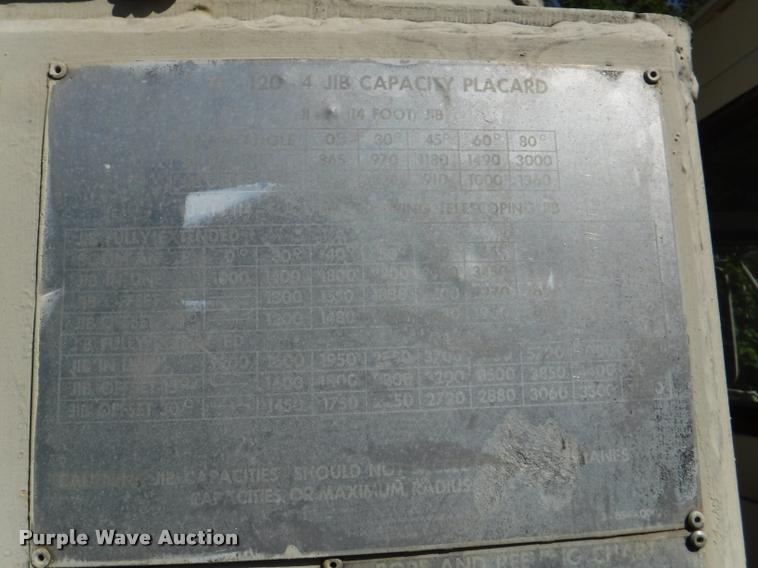 image for item DB3992 1974 Ford 9000 crane truck