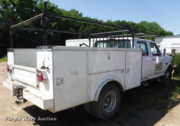 image for item DB3995 1997 Ford F350 XLT Crew Cab utility truck