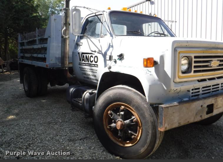 image for item DB3997 1988 Chevrolet Kodiak dump truck