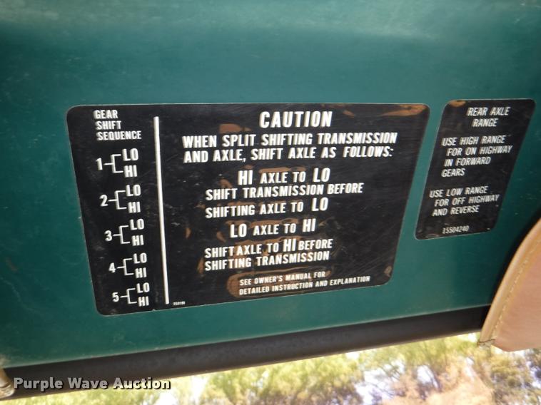 image for item DB3997 1988 Chevrolet Kodiak dump truck