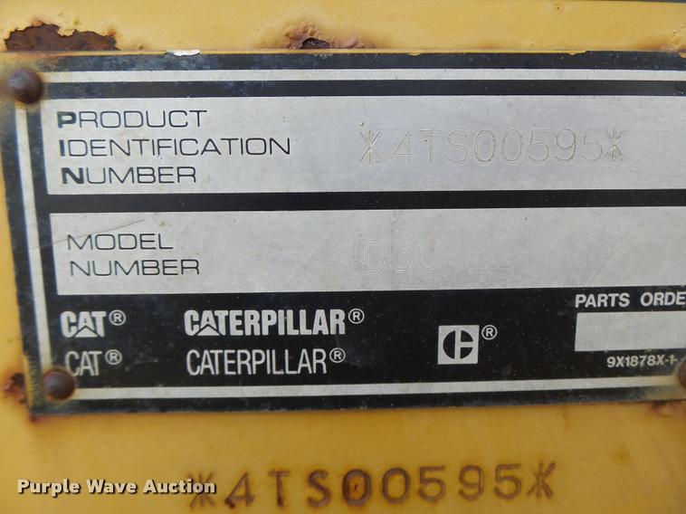 image for item DB5750 1999 Caterpillar D3C XL dozer