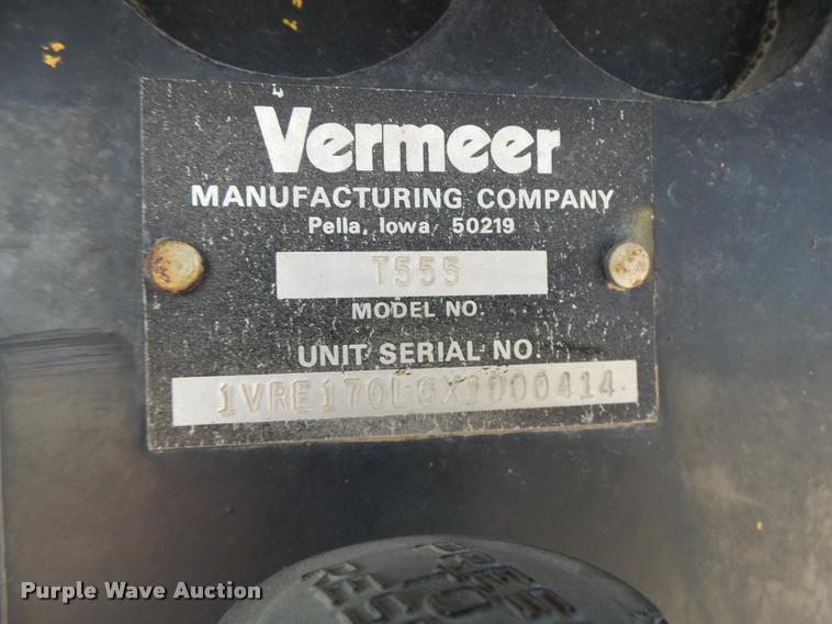 image for item DB5751 1999 Vermeer T555 trencher