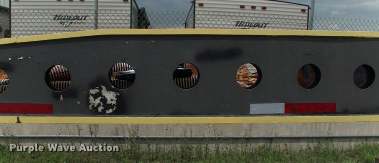 image for item DC7224 1987 Cozad lowboy equipment trailer with booster