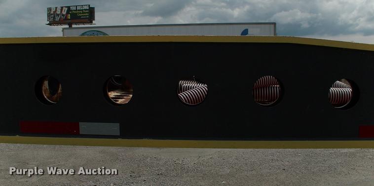 image for item DC7224 1987 Cozad lowboy equipment trailer with booster