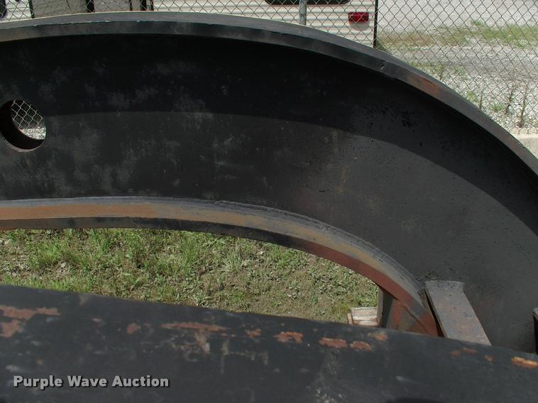 image for item DC7224 1987 Cozad lowboy equipment trailer with booster