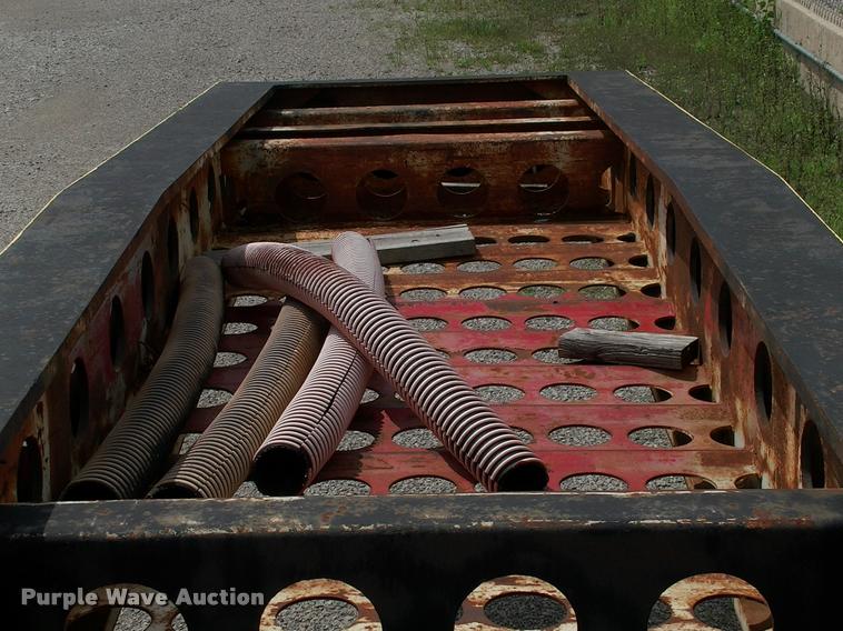 image for item DC7224 1987 Cozad lowboy equipment trailer with booster