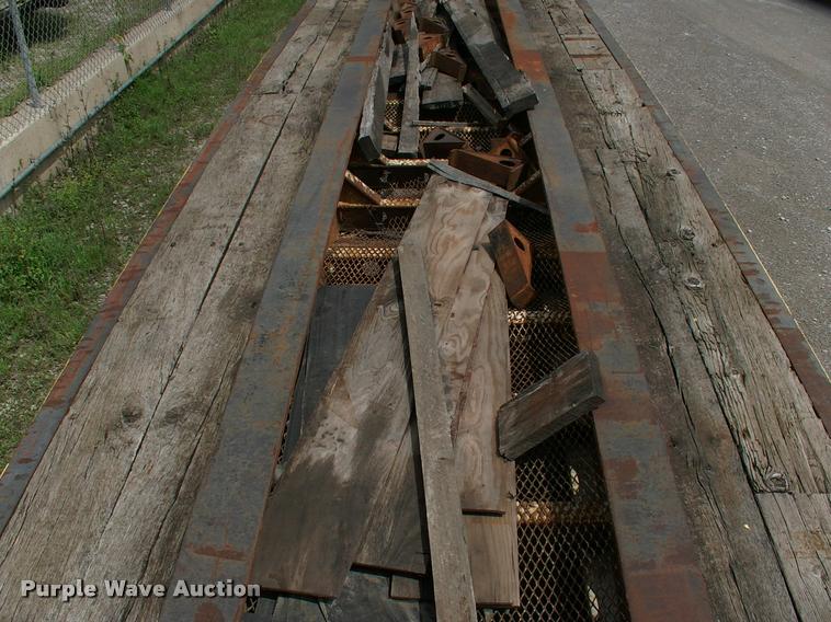 image for item DC7224 1987 Cozad lowboy equipment trailer with booster