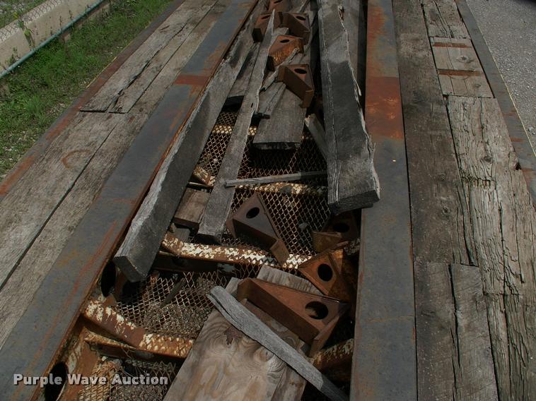 image for item DC7224 1987 Cozad lowboy equipment trailer with booster