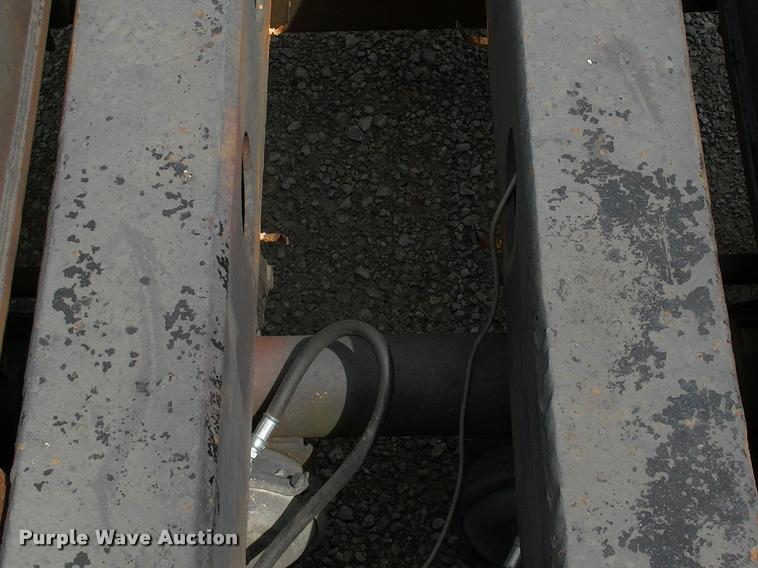 image for item DC7224 1987 Cozad lowboy equipment trailer with booster