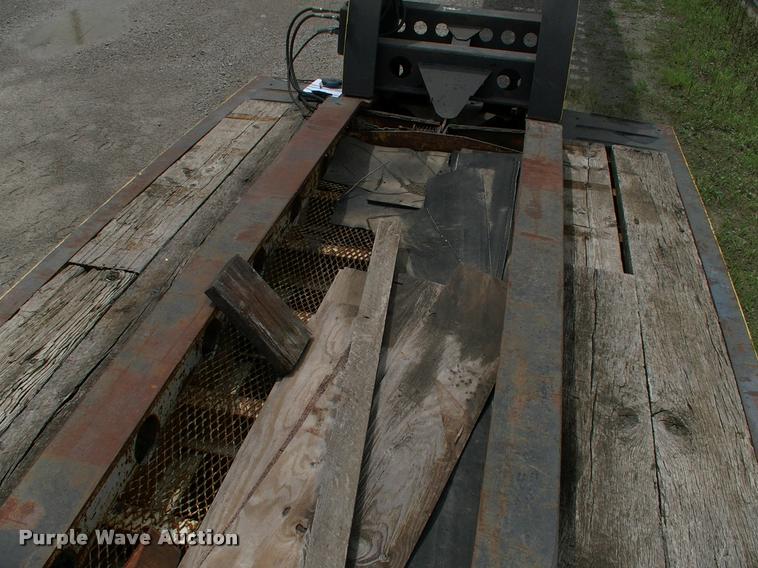image for item DC7224 1987 Cozad lowboy equipment trailer with booster