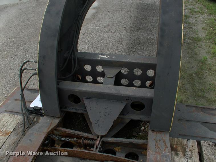 image for item DC7224 1987 Cozad lowboy equipment trailer with booster