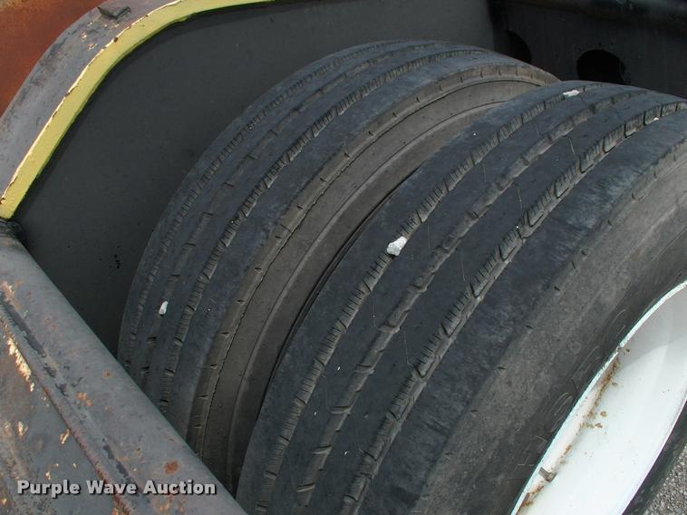 image for item DC7224 1987 Cozad lowboy equipment trailer with booster