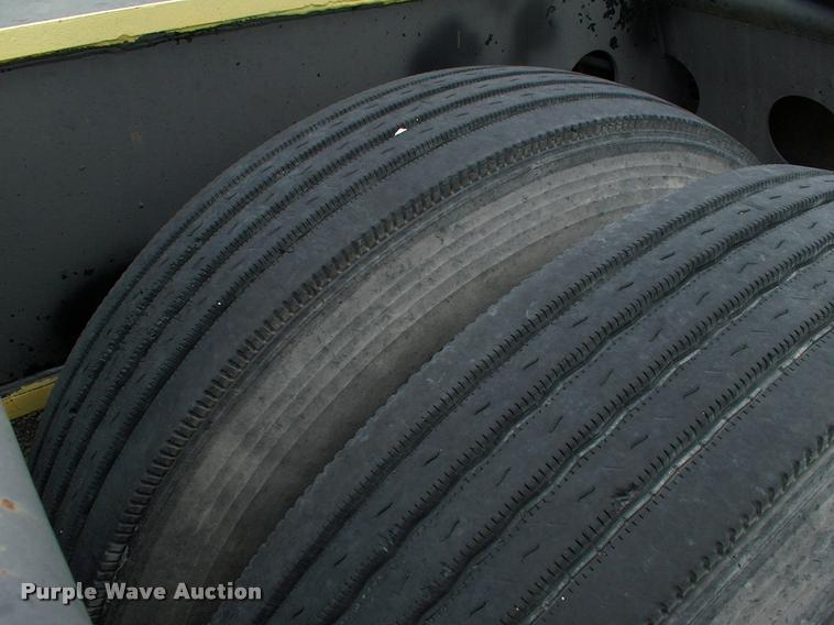 image for item DC7224 1987 Cozad lowboy equipment trailer with booster