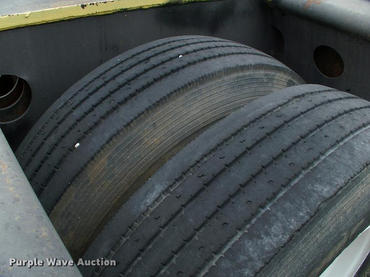 image for item DC7224 1987 Cozad lowboy equipment trailer with booster