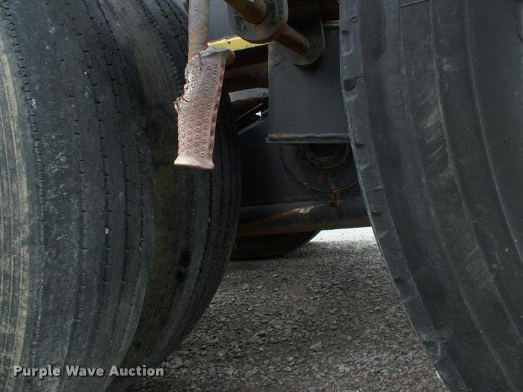 image for item DC7224 1987 Cozad lowboy equipment trailer with booster