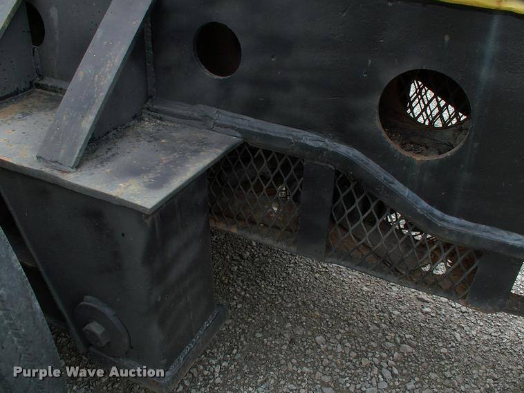 image for item DC7224 1987 Cozad lowboy equipment trailer with booster