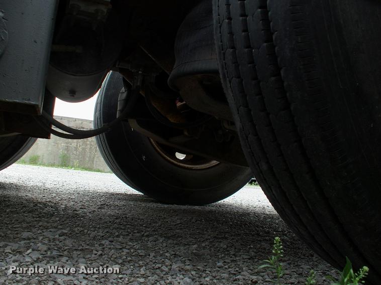 image for item DC7224 1987 Cozad lowboy equipment trailer with booster