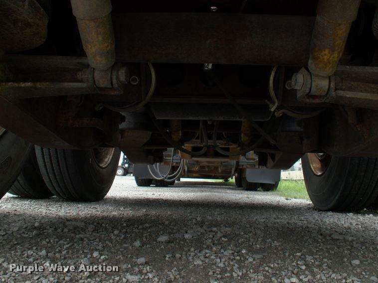 image for item DC7224 1987 Cozad lowboy equipment trailer with booster