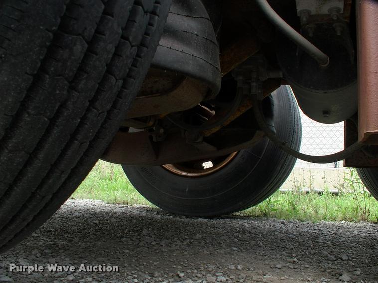 image for item DC7224 1987 Cozad lowboy equipment trailer with booster