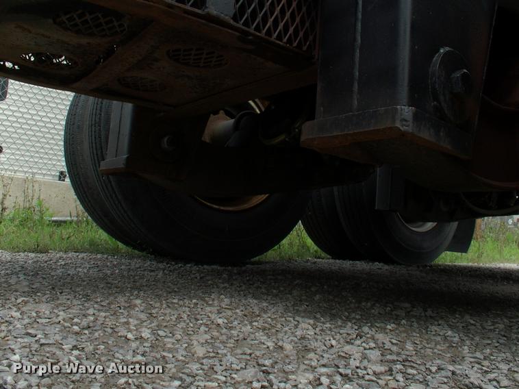 image for item DC7224 1987 Cozad lowboy equipment trailer with booster