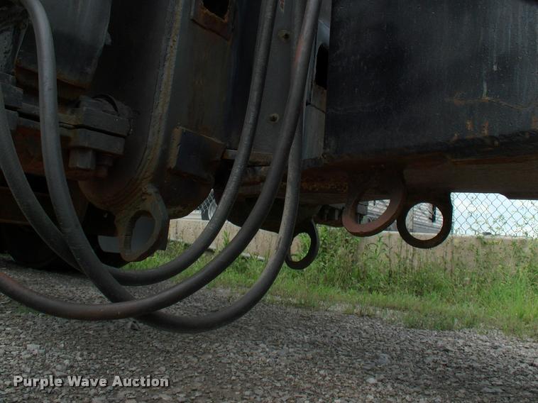 image for item DC7224 1987 Cozad lowboy equipment trailer with booster