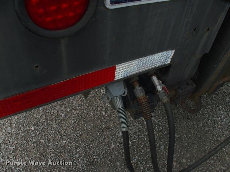 image for item DC7224 1987 Cozad lowboy equipment trailer with booster