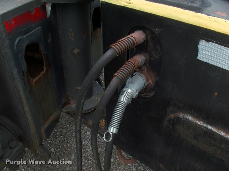 image for item DC7224 1987 Cozad lowboy equipment trailer with booster