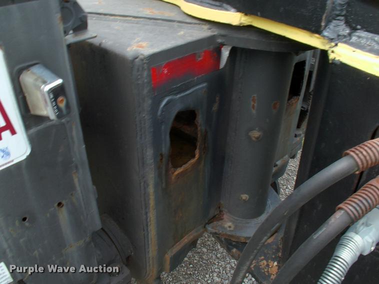 image for item DC7224 1987 Cozad lowboy equipment trailer with booster