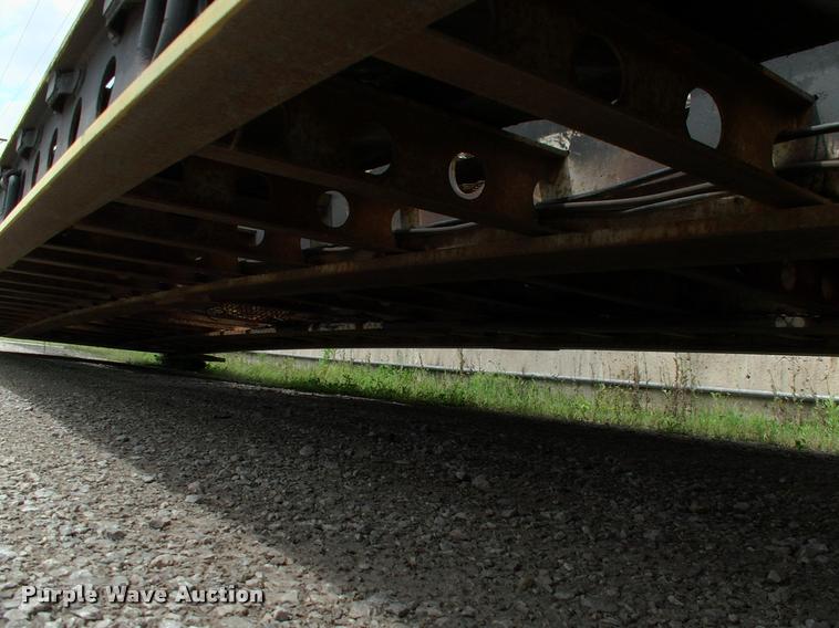 image for item DC7224 1987 Cozad lowboy equipment trailer with booster