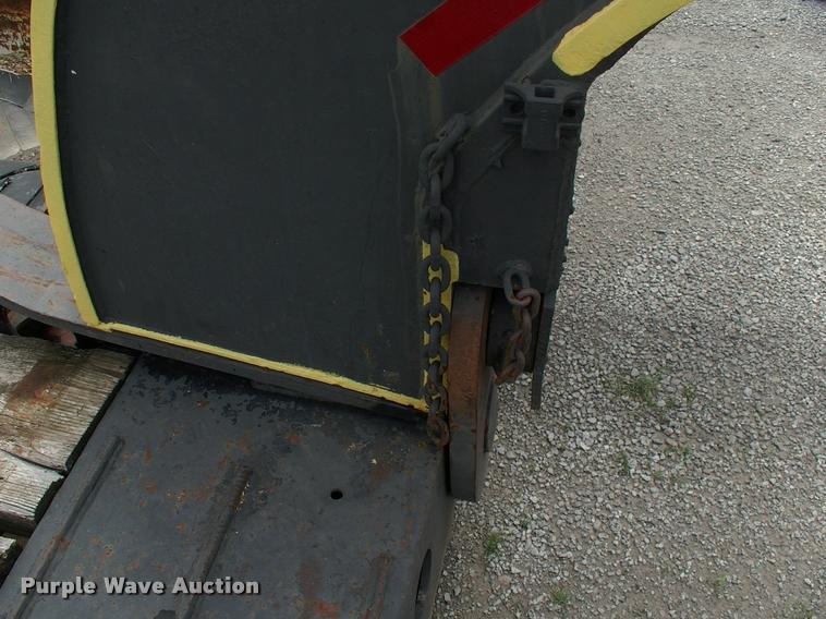 image for item DC7224 1987 Cozad lowboy equipment trailer with booster