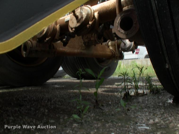 image for item DC7224 1987 Cozad lowboy equipment trailer with booster