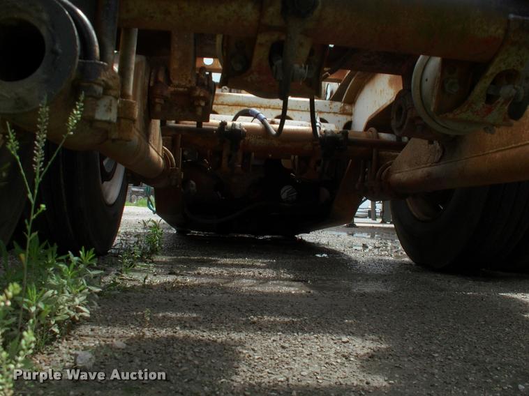 image for item DC7224 1987 Cozad lowboy equipment trailer with booster