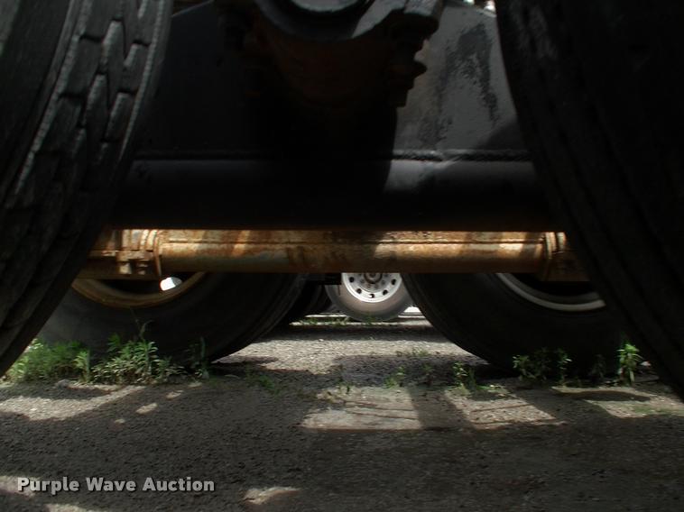 image for item DC7224 1987 Cozad lowboy equipment trailer with booster