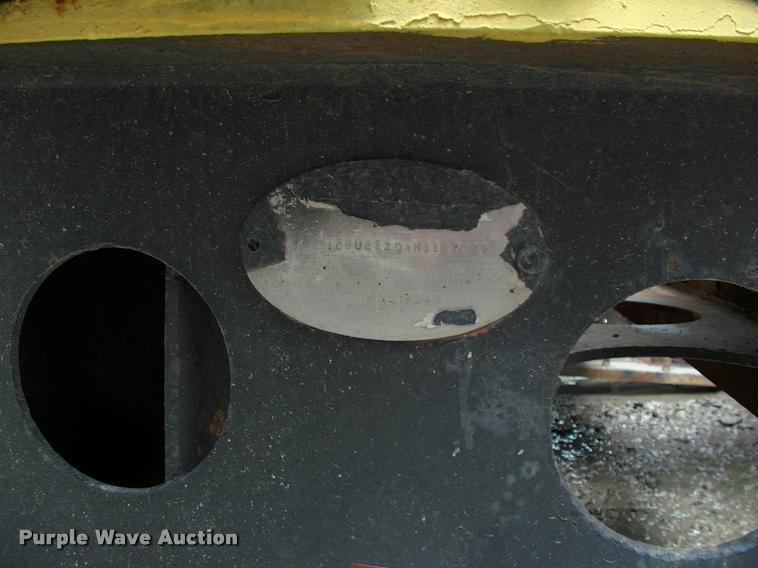 image for item DC7224 1987 Cozad lowboy equipment trailer with booster